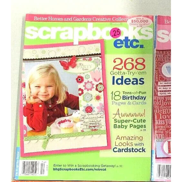 Scrapbooks Etc. Magazine April 2008 Birthday cards pages baby pages cardstock - Picture 1 of 1